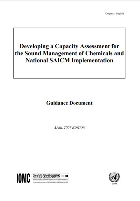 Developing a Capacity Assessment for the Sound Management of Chemicals and National SAICM Implementation - Guidance Document